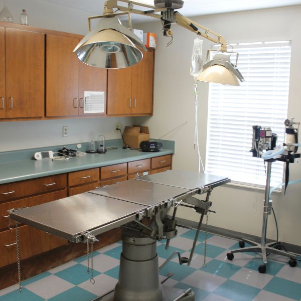 A spacious medical room